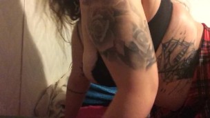 School girl tease