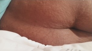 Sexy Ebony/Black Latina SSBBW Rubbing, Slapping and Playing w/Belly Button