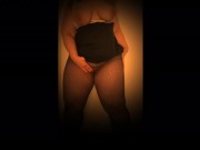 Big tit and booty blonde showing off curves in striptease 11/16