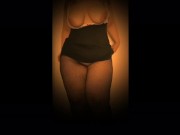 Big tit and booty blonde showing off curves in striptease 15/16