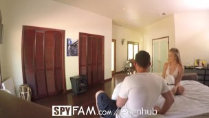 SpyFam Meaty pussy step sister Hannah Hays fucked by step brother