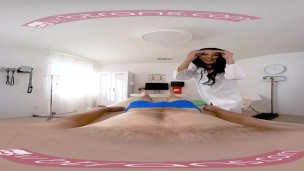 TS VR Porn-Stunning Chanel Santini get's penetrated by a big dick