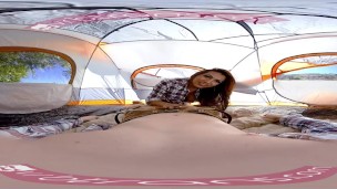 TS VR Porn-Jessi Is taking it hard in the ass and rocking the tent Outdoor