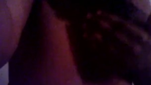 Ebony breast sucking