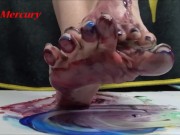 Messy Foot Worship