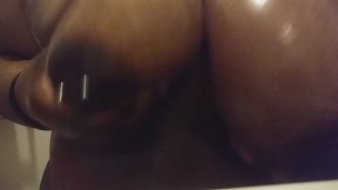 Oiled BBW tits, 42ddd