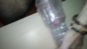 Hairy guy fucks fleshlight and cums twice VOL.3