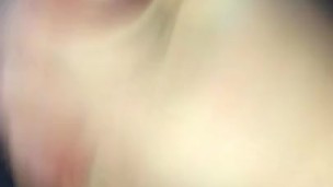 Cum flowing from my cock