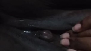Rubbing my soaking wet BBW pussy til I cum