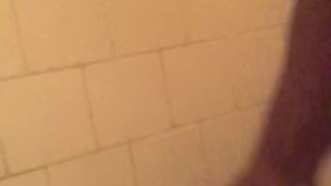Playing with it in the shower