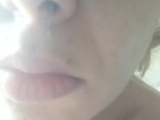 topless&nose blowin