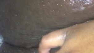 Bath Time Rubbing This Phat Juicy Pussy