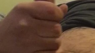 Thick dick bear home alone playing with his ass