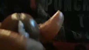 Jerking off to porn