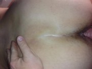 Slut wife Becky Tailor gets soles jizzed on after good pussy and ass fuck 7/16