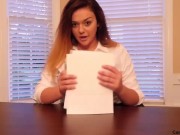 NikkiEliot School Teacher Squirts w/ HUGE Glass Dildo - CREAMY AF   16/16