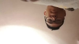 Cashmaster Aiden Lee pissing in the urinal