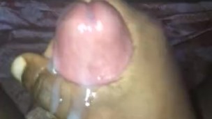 Masturbating
