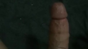 Huge cock shoots even bigger load handsfree