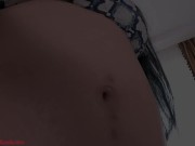 The growing hunger of My big round belly 16/16