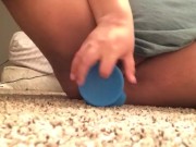 Babe has fun with 8in dildo and SQUIRTS ;) 7/16