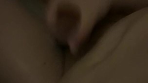 Chubby jerking off in the shower