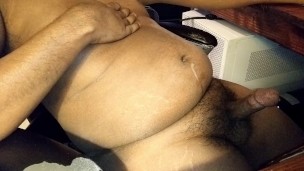 Indian guy double cum jerking session