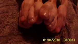 FOTJOBBZONE - Relasing stress wth foot massage sexy POV feet,toes and soles
