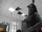 Beautiful teen hot pole dancing and anal to throat fucking. Mia Bandini 4/16