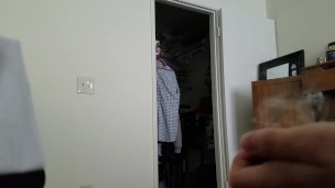 California Guy Smokes and Jerks Off!