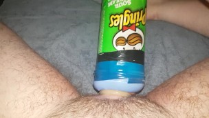 Fleshlight wank balls deep cumshot