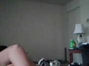 Pouring coconut oil on my body 11/16