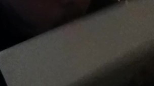 Gagging on dildo