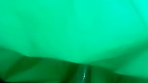 Stuffing green polyethylene under ass