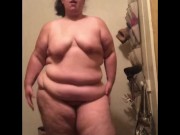 BBW Fetish Bouncing and Jiggling Belly and Tits 12/16