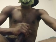 Squid Monster Smoke Cigar While Strokin His Dick