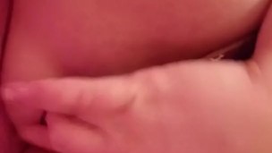 Sucking on dildo before its inserted in me (pt.2)