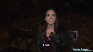 Public Agent Spanish hotty pussy pounded by a stranger
