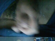 Masturbating While step Aunt Cleans My Room