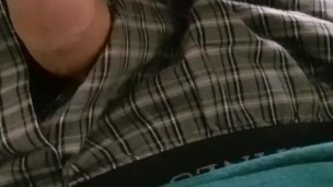 Young Uncut Boy Plays With Foreskin Until He Gets a Massive Boner