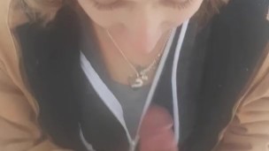 Gf gives bj in the snow