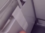 Peeing in the airplane 15/16