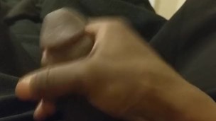 Beating my dick through the zipper
