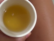 Morning urinate in cap Camilla Moon 10/16