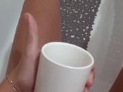 Morning urinate in cap Camilla Moon 16/16