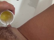 Morning urinate in cap Camilla Moon 6/16