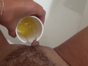 Morning urinate in cap Camilla Moon 7/16