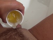 Morning urinate in cap Camilla Moon 8/16