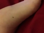 Feet shaking from orgasm