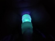 Glow in the Dark condom, Fleshlight fucking cumplay